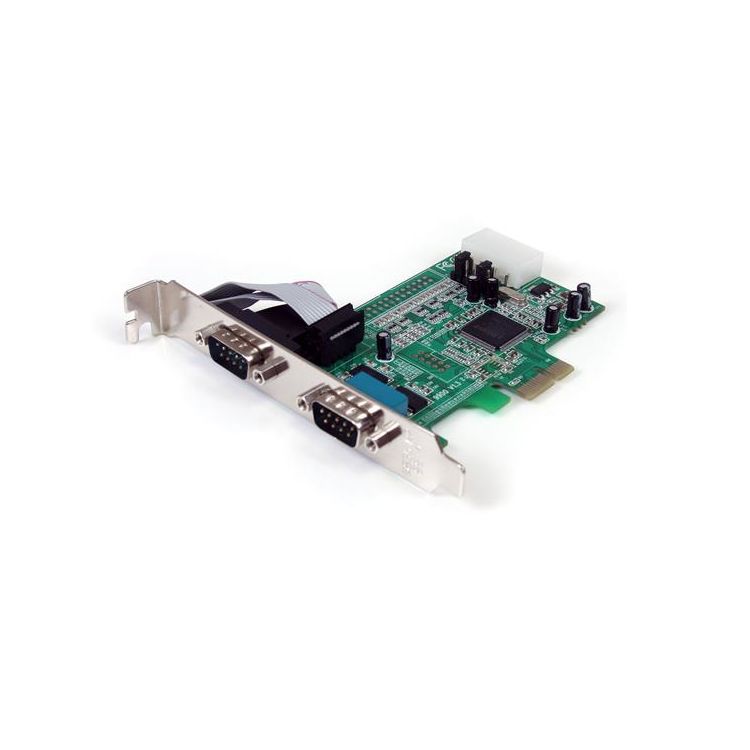 StarTech.com 2 Port Native PCI Express RS232 Serial Adapter Card with 16550 UART