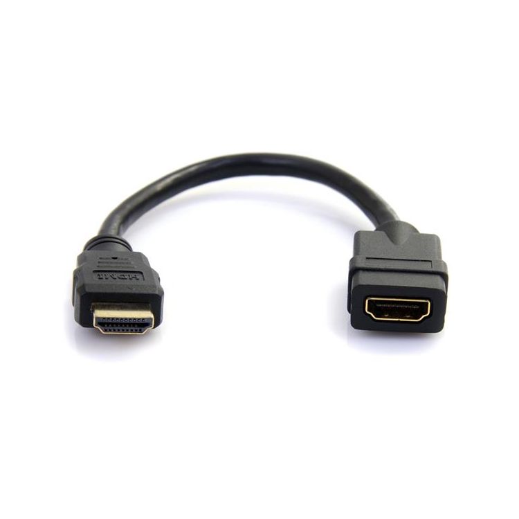 StarTech.com 6in High Speed HDMI Port Saver Cable M/F - Ultra HD 4k x 2k HDMI Cable