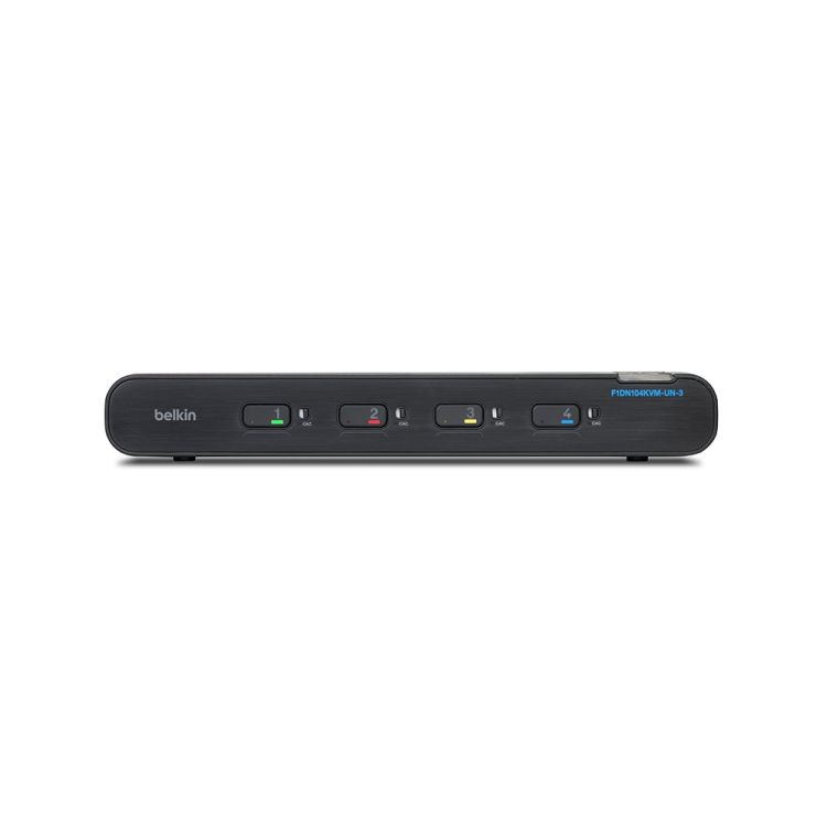 Belkin F1DN104KVM-UN-3 KVM switch Rack mounting Black