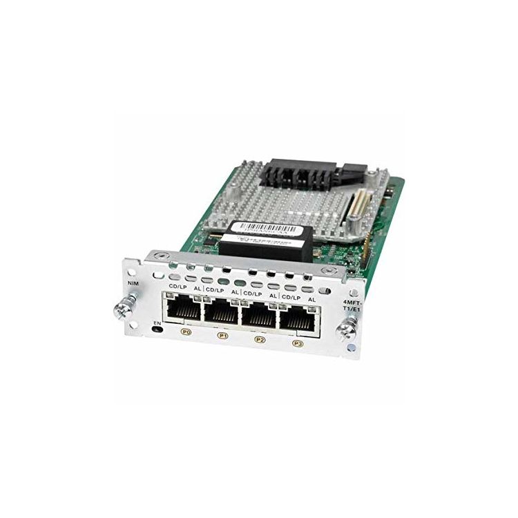 Cisco NIM-4MFT-T1/E1 network equipment spare part Voice network module
