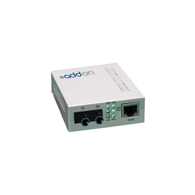 AddOn Networks ADD-FMC-FX-8ST network media converter 100 Mbit/s Grey