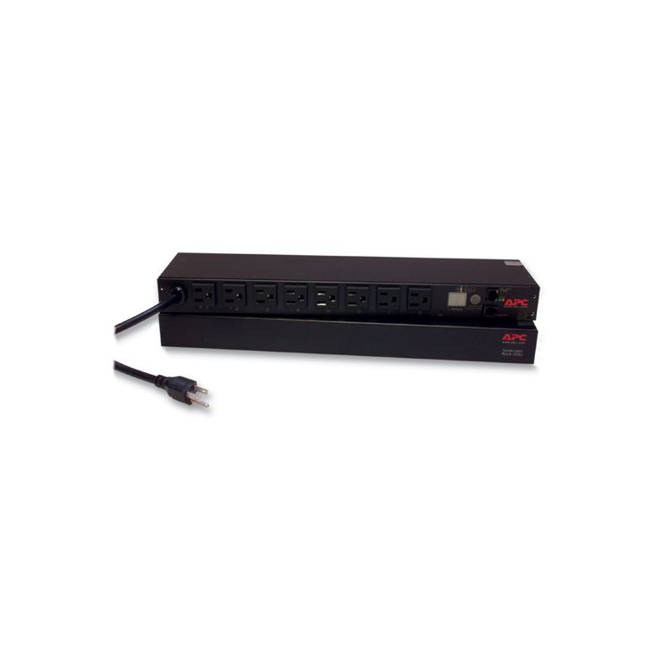 APC AP7900B power distribution unit (PDU) 8 AC outlet(s) 1U Black