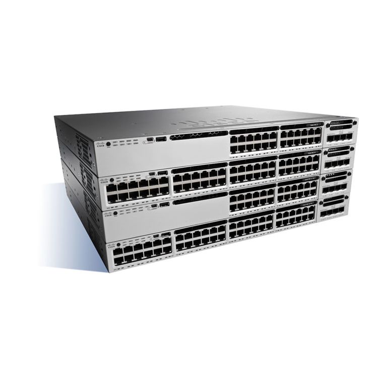 Cisco Catalyst WS-C3850-12XS-E network switch Managed Black, Grey