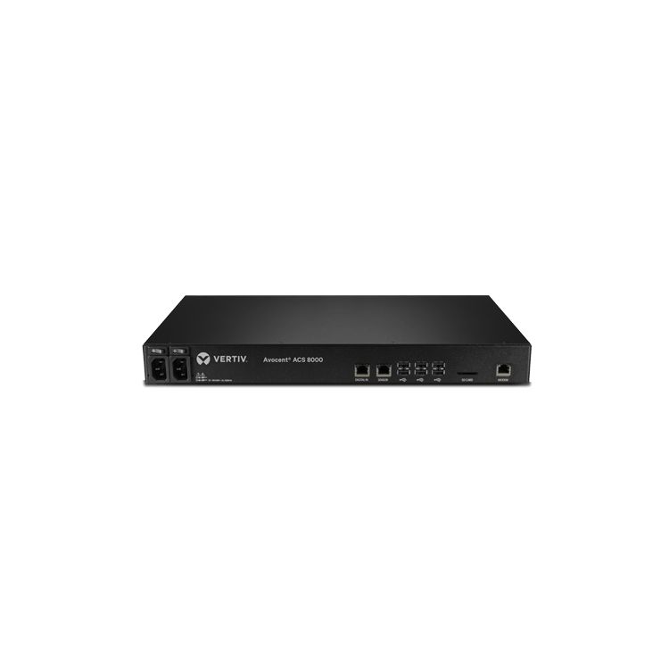 Vertiv Avocent 8-Port ACS 8000 with single DC Power Supply - ACS8008SDC-400