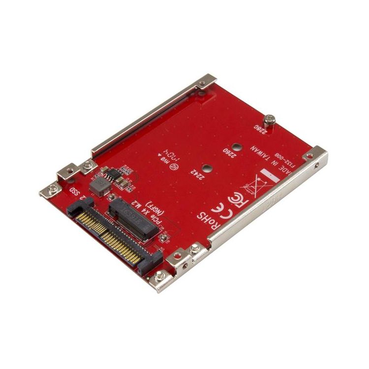 StarTech.com M.2 Drive to U.2 (SFF-8639) Host Adapter for M.2 PCIe NVMe SSDs