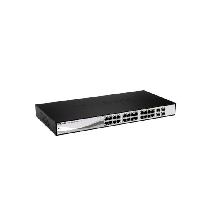 D-Link DGS-1210-26 network switch Managed L2 Gigabit Ethernet (10/100/1000) Black,Grey 1U