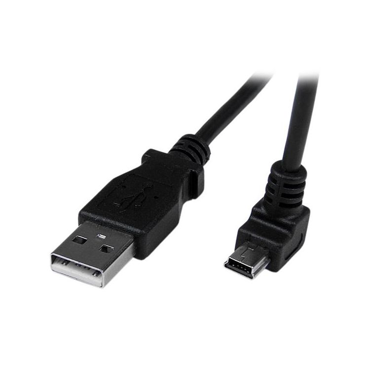 StarTech.com 2m Mini USB Cable - A to Down Angle Mini B