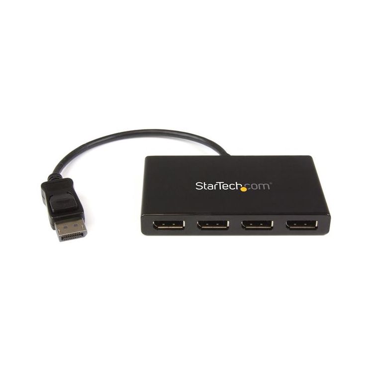StarTech.com DisplayPort to DisplayPort Multi-Monitor Splitter - 4-Port MST Hub