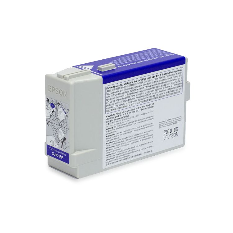 Epson SJIC15P(CMY): Ink cartridge for ColorWorks C3400 and TM-C610 (CMY)