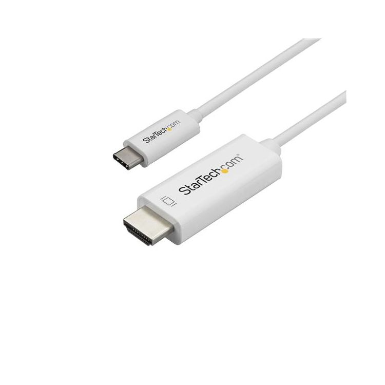 StarTech.com 1m (3 ft.) USB-C to HDMI Cable - 4K at 60Hz - White
