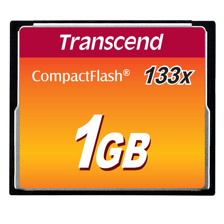 Transcend 1 GB CF 133x CompactFlash MLC