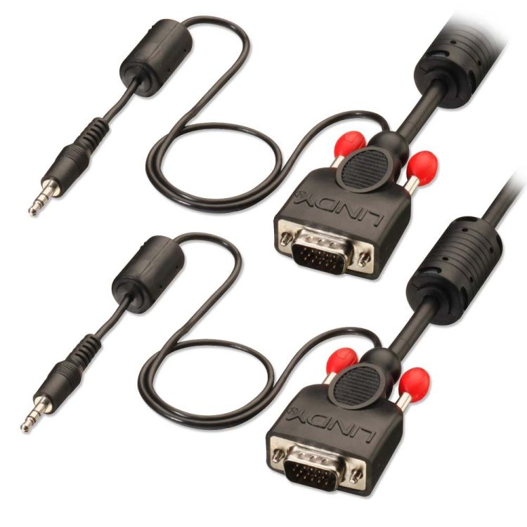 Lindy 3m Premium VGA and Audio Cable