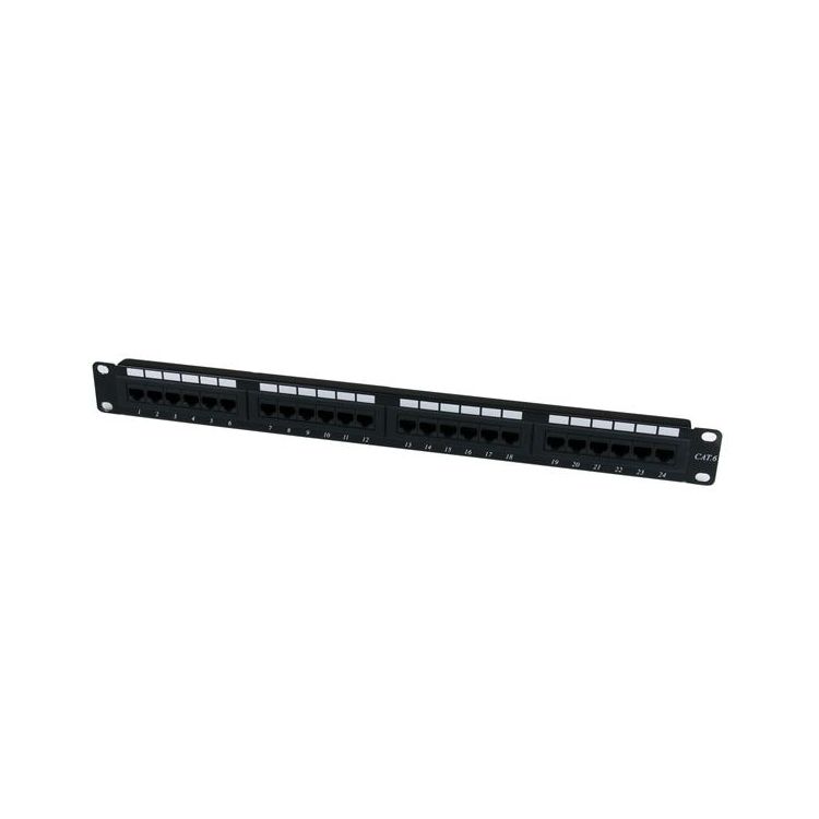 StarTech.com 24 Port 1U Rackmount Cat 6 110 Patch Panel
