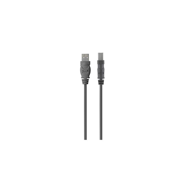 Belkin USB 2.0 A - USB 2.0 B, 4.8m USB cable USB A USB B Male Grey