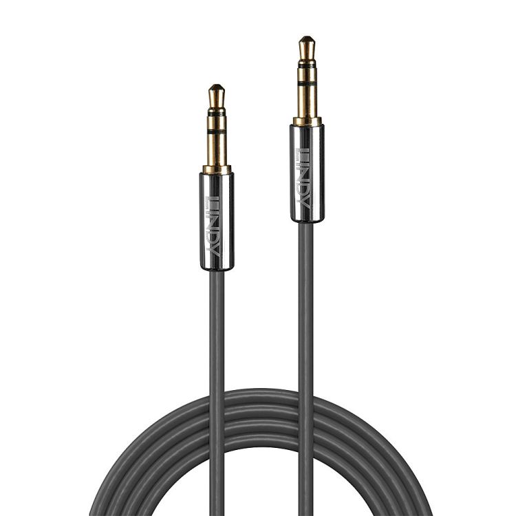 Lindy 35321 audio cable 1 m 3.5mm Anthracite