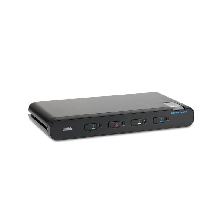 Belkin F1DN104KVM-UN-3 KVM switch Rack mounting Black