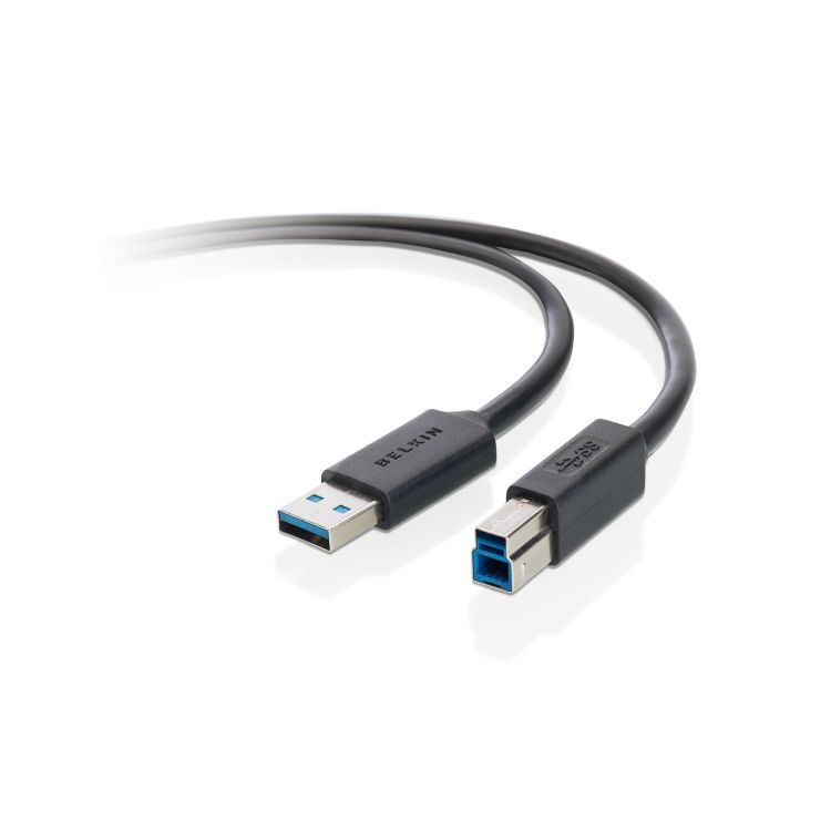 Belkin F3U159B06 USB cable 1.8 m USB A USB B Black